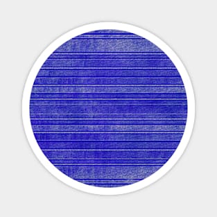 Pretty Purple and Blue Distressed Stripes Magnet